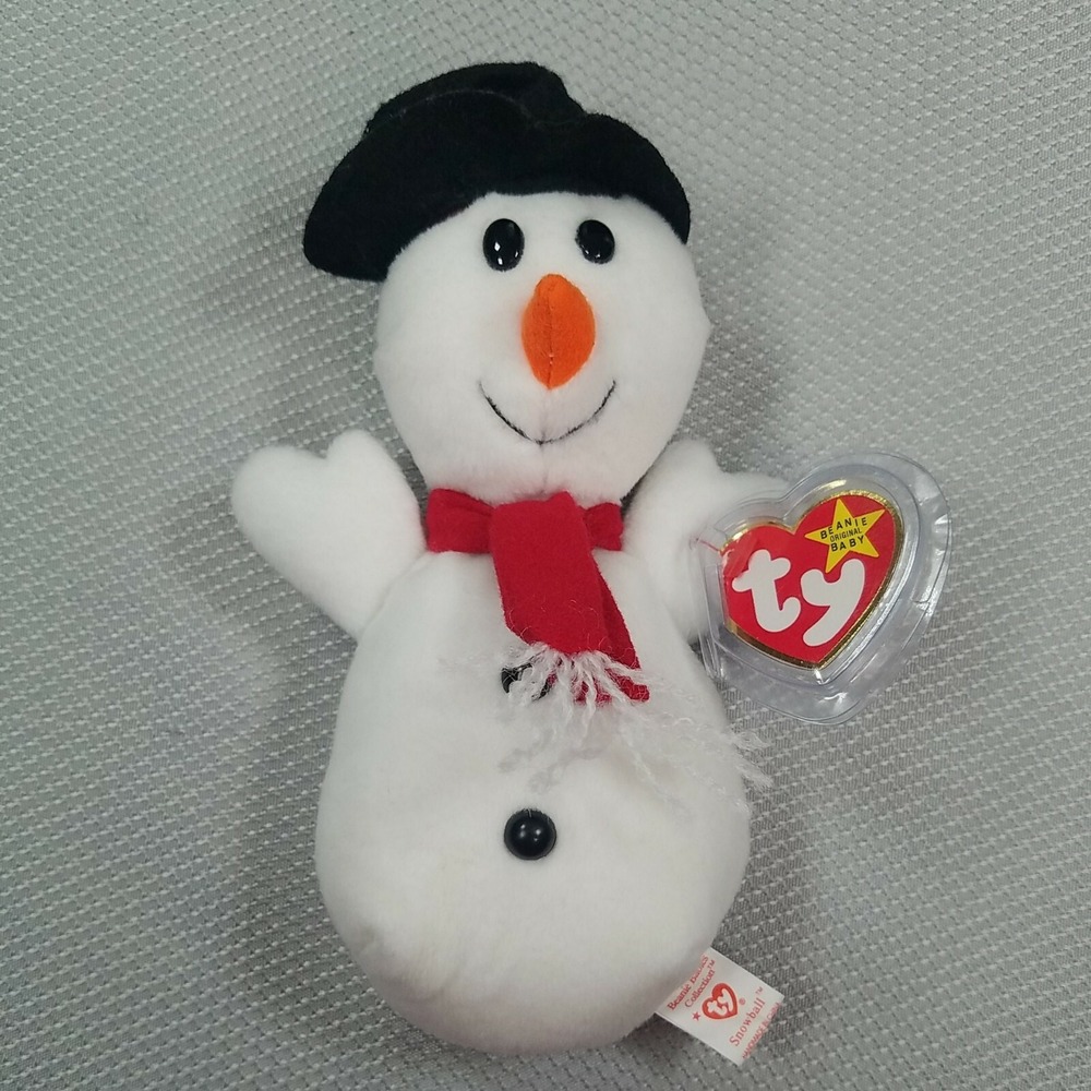 Ty Beanie Babies "Snowball"‎ 1996 Style 4201 PVC Pellets